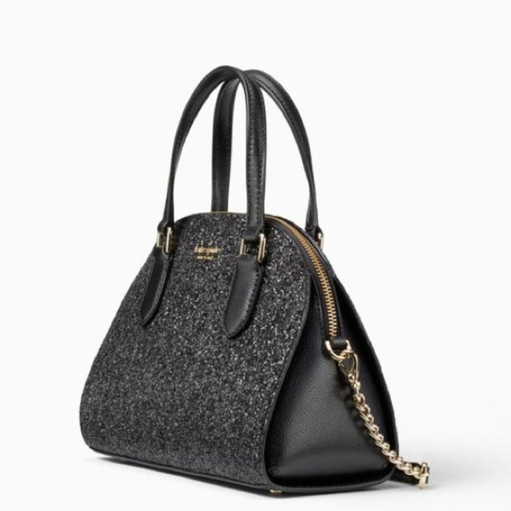 NWT❤️ Glittery Kate Spade Satchel - Stunning! - Picture 2 of 5